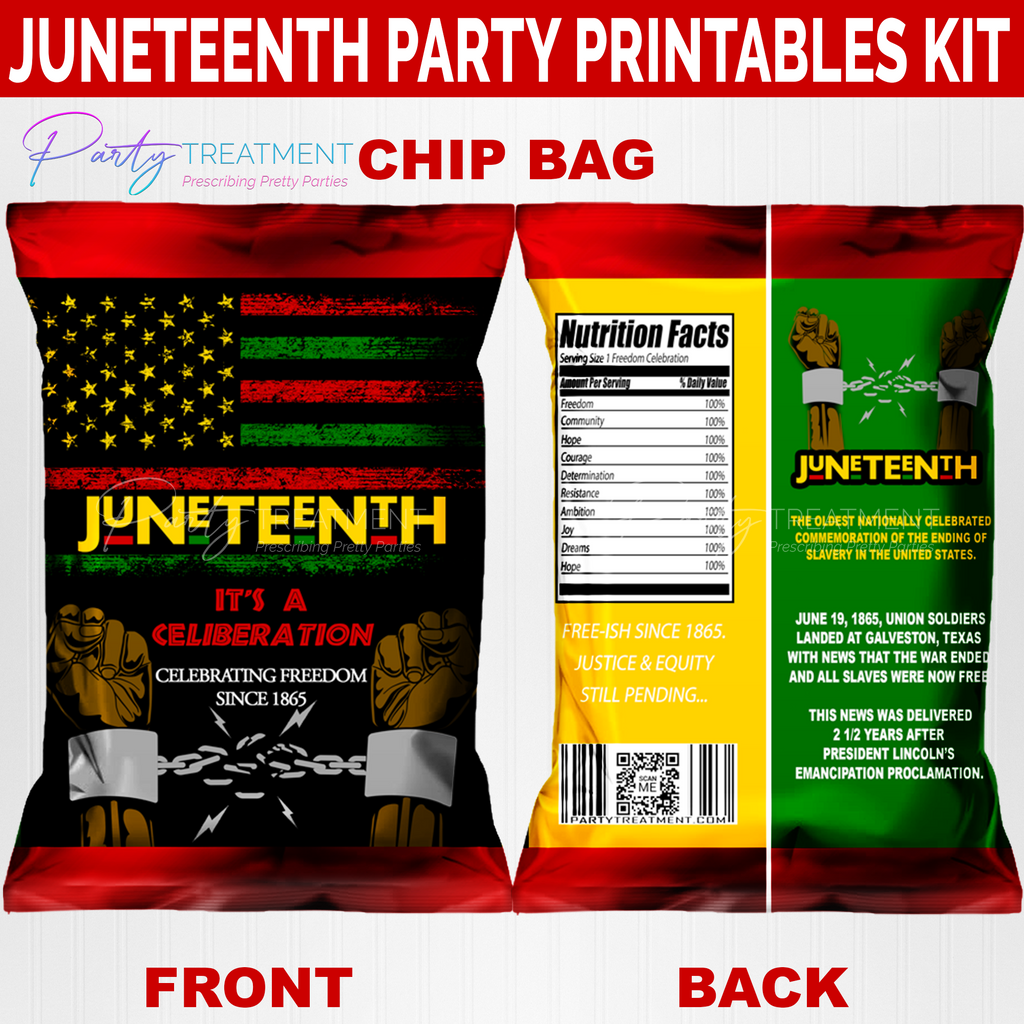 Juneteenth Party Printables Kit