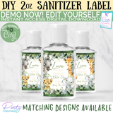Wild One Safari Jungle Hand Sanitizer Baby Shower Favor