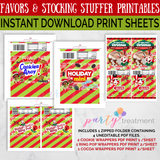 African American Instant Download Christmas Favor and Stocking Stuffer Printables