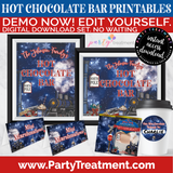 Polar Express Hot Chocolate Bar Printables, Hot Cocoa, Winter Express Train, INSTANT DOWNLOAD