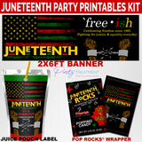 Juneteenth Party Printables Kit