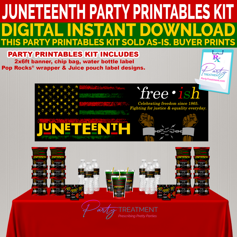 Juneteenth Party Printables Kit