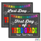 First Day of Third Grade School Sign, INSTANT DOWNLOAD and Editable