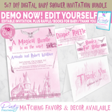 Pink Magical Bundle is on the Way Invitation Set
